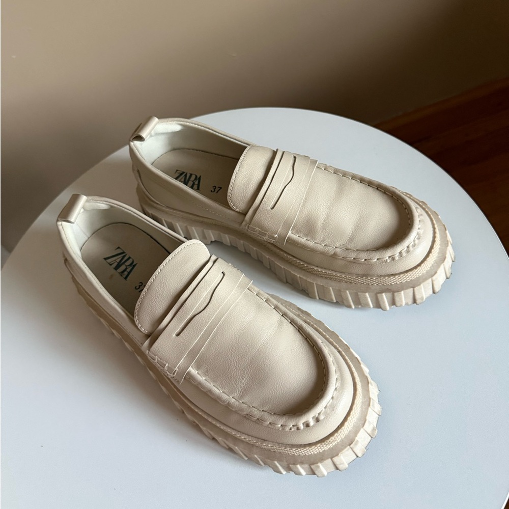 Leather Loafers Zara